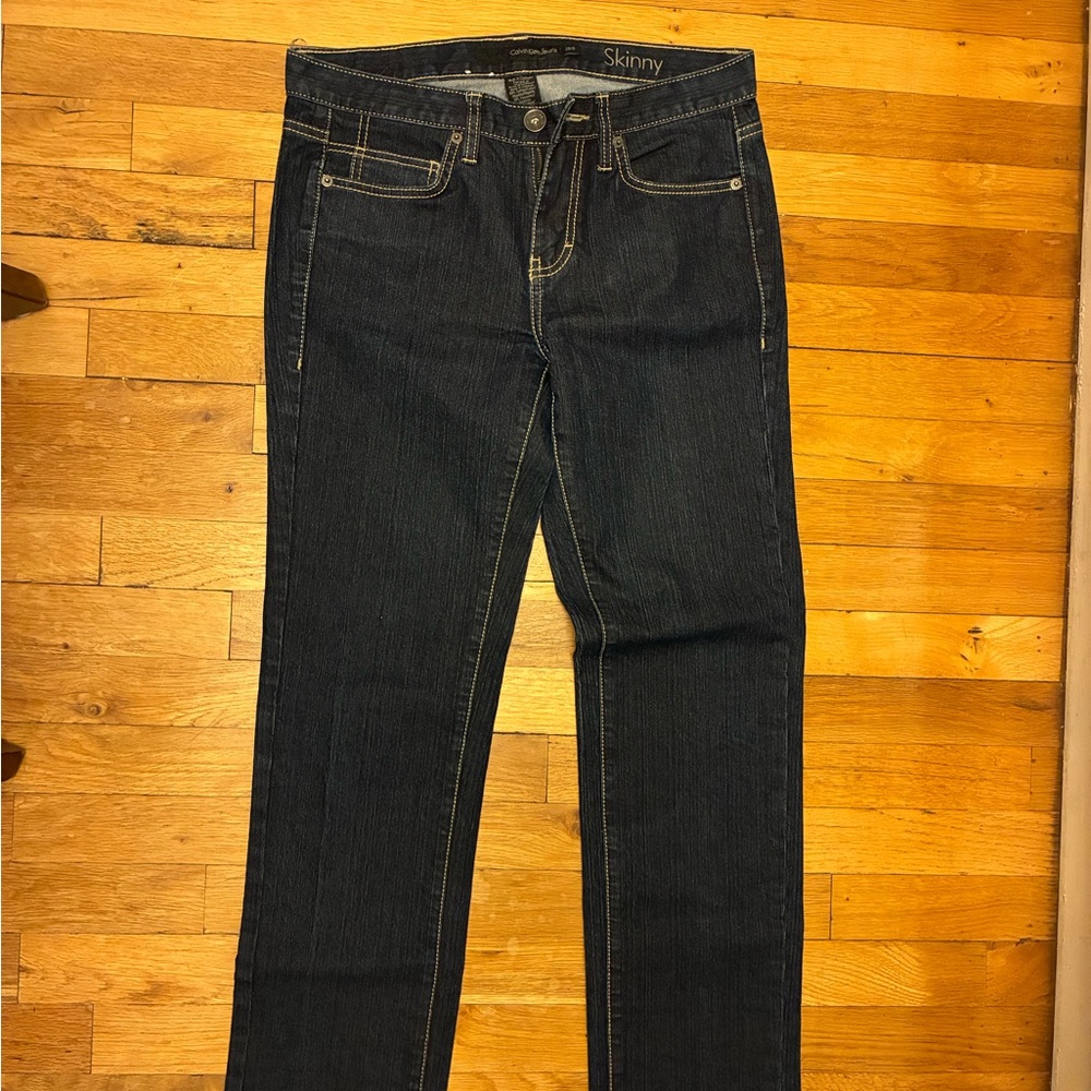 Calvin Klein Jeans 69% Cotton Dark Blue Skinny Fit